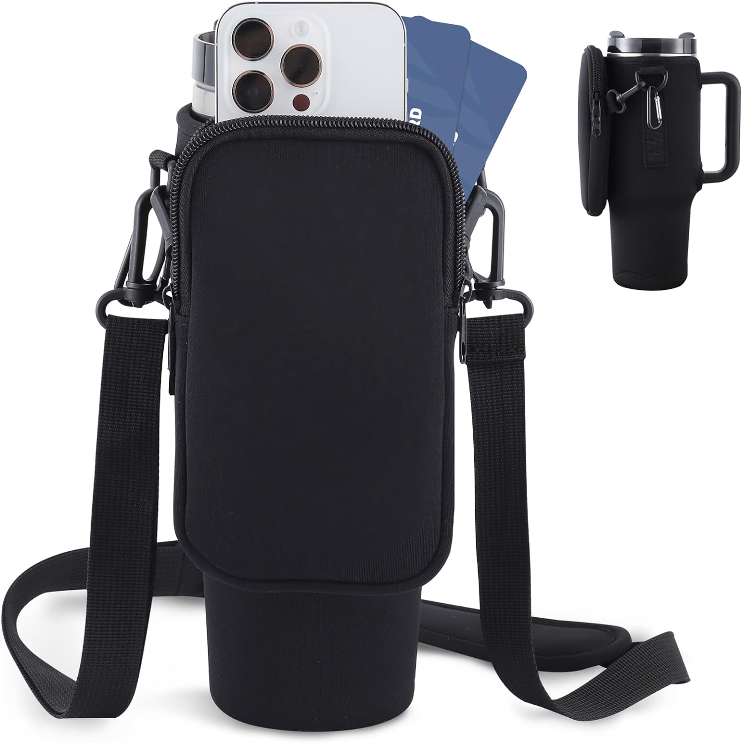 Wicked Awesome Slok Water Bottle Carrier Bag, Compatible With 40oz Tumbler.