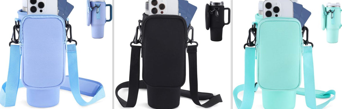 Wicked Awesome Slok Water Bottle Carrier Bag, Compatible With 40oz Tumbler.