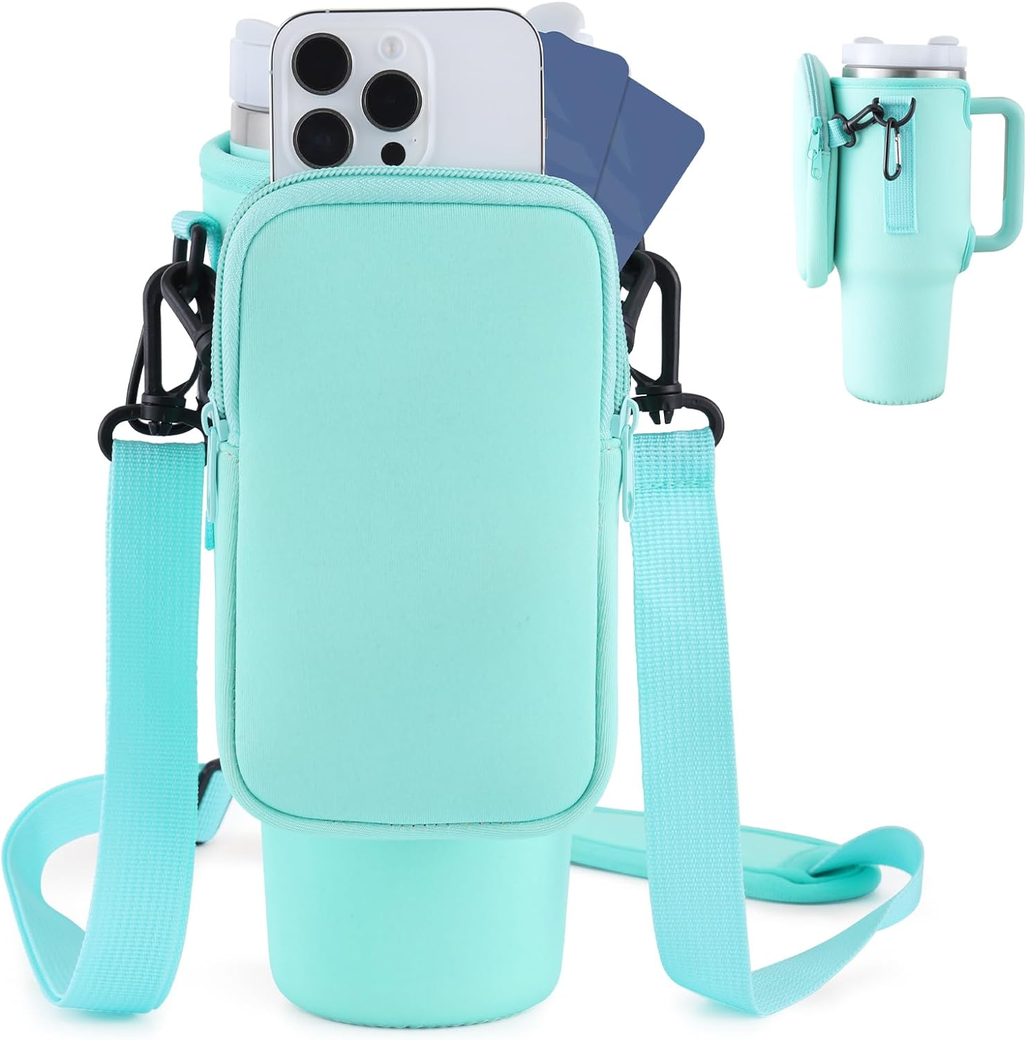 Wicked Awesome Slok Water Bottle Carrier Bag, Compatible With 40oz Tumbler.